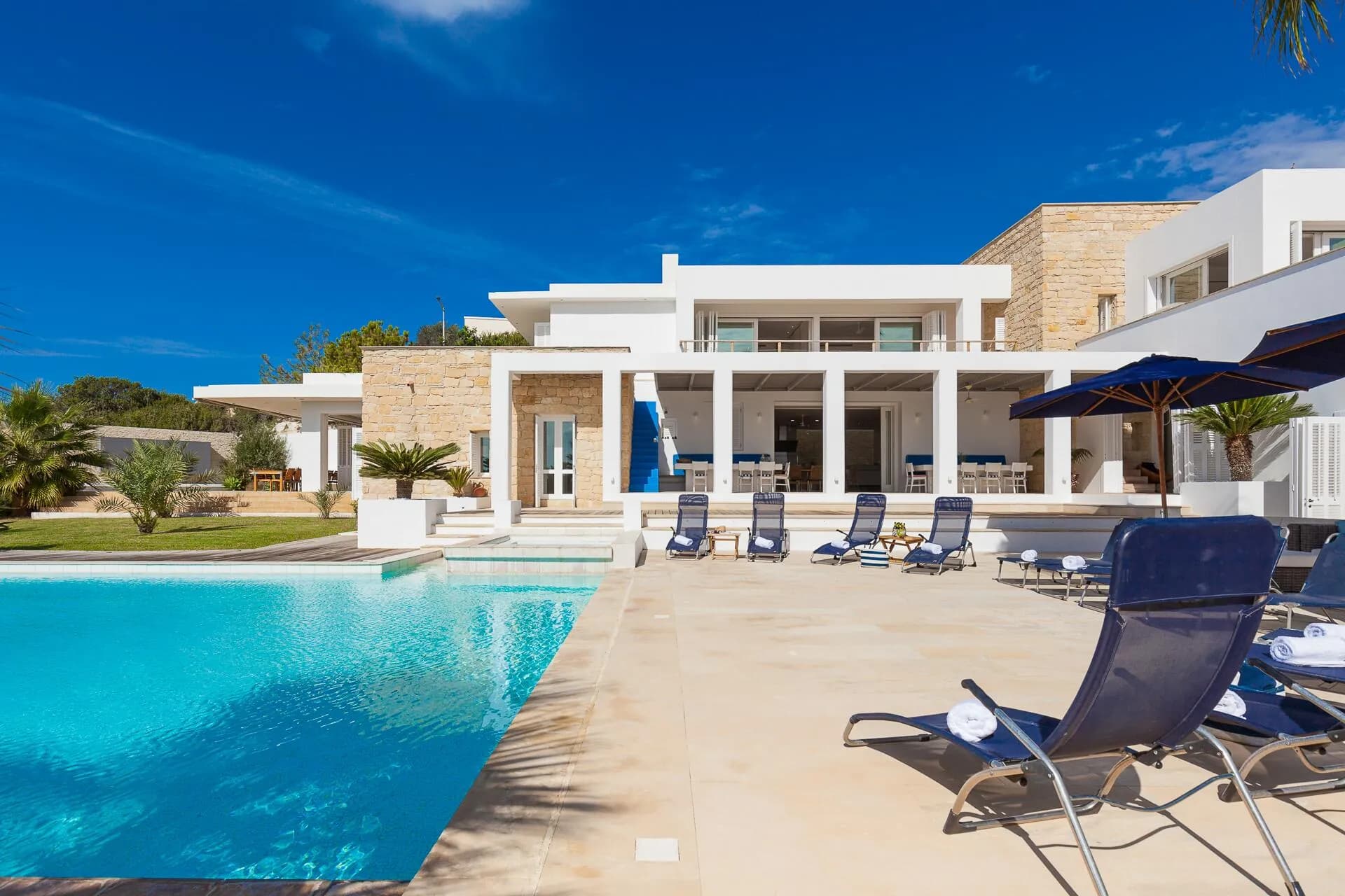 Villa Azure pool terrace, a Cyprus wedding venue