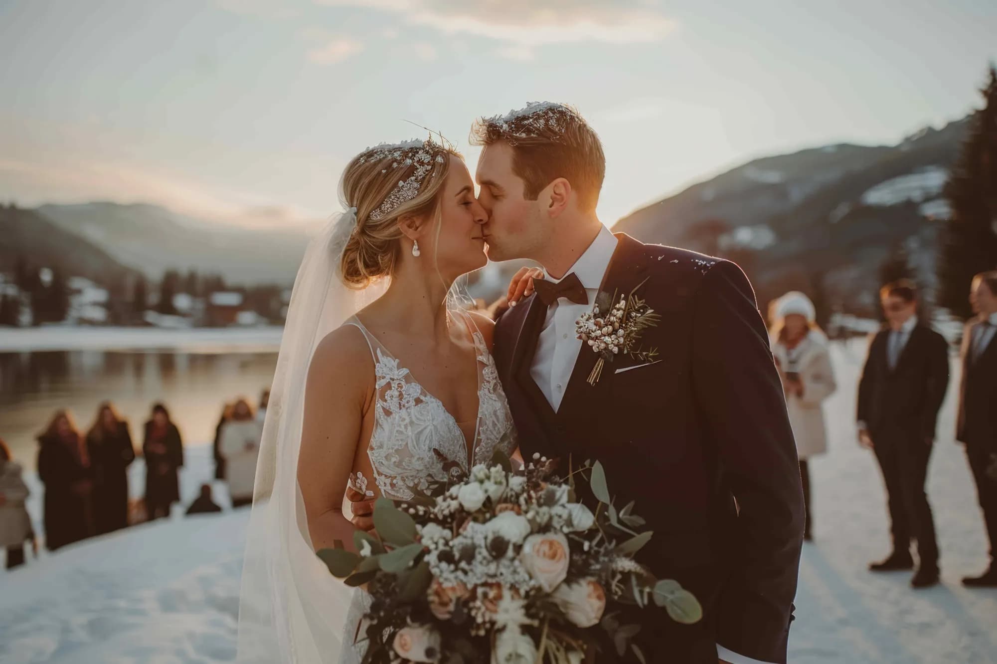 Wedding photographer capturing a couple in Cyprus