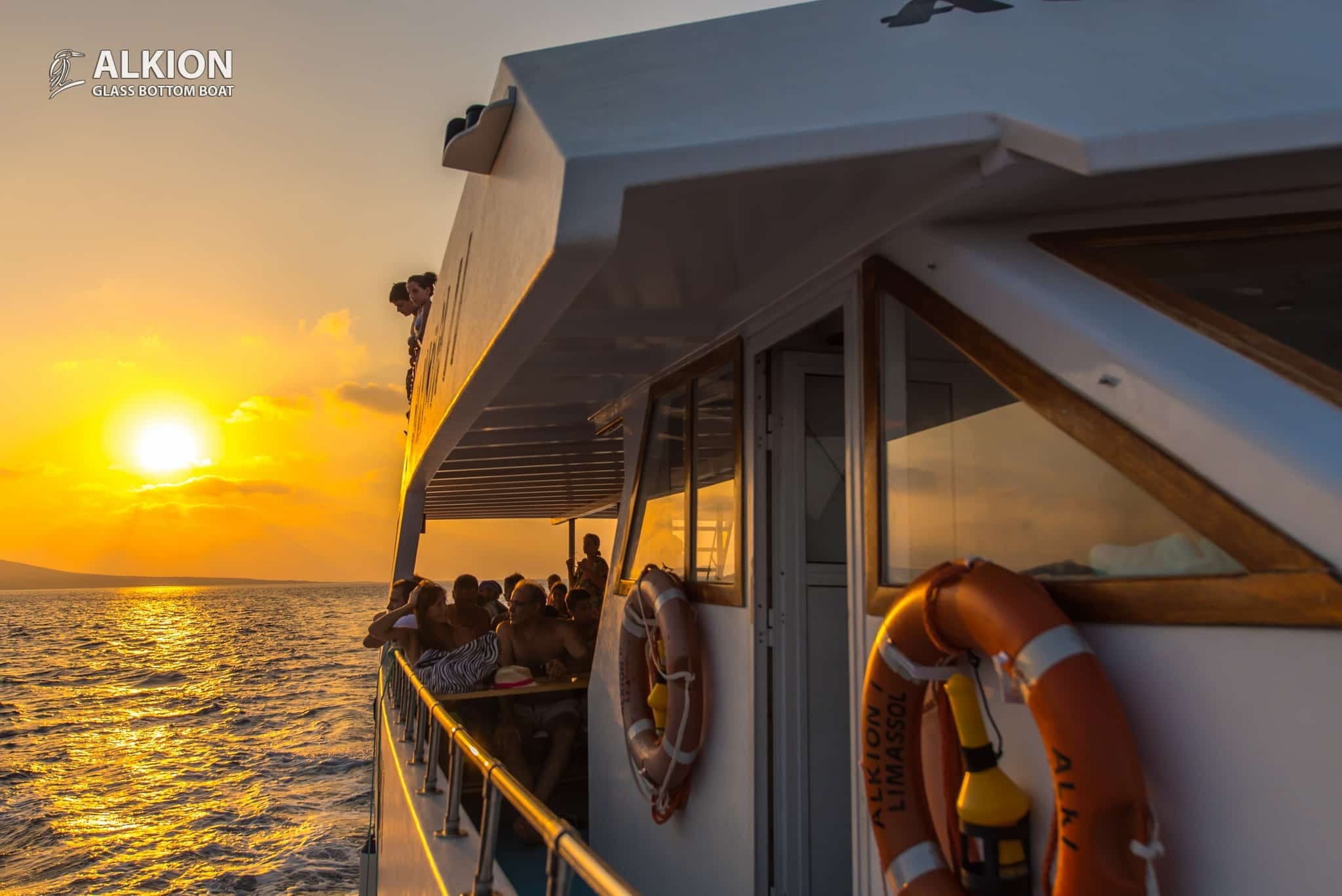 Alkion Glass Bottom Boat