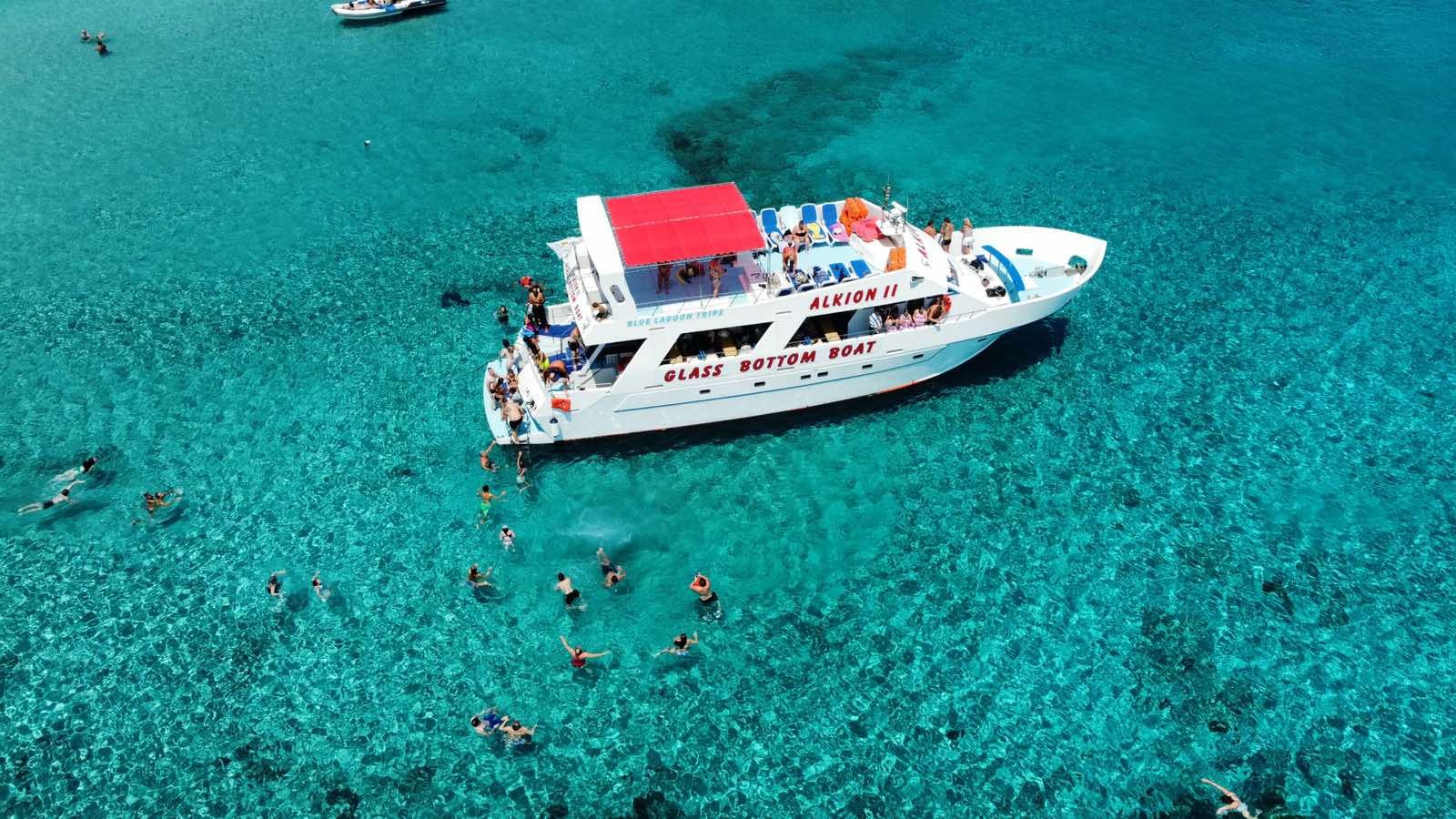 Alkion Glass Bottom Boat