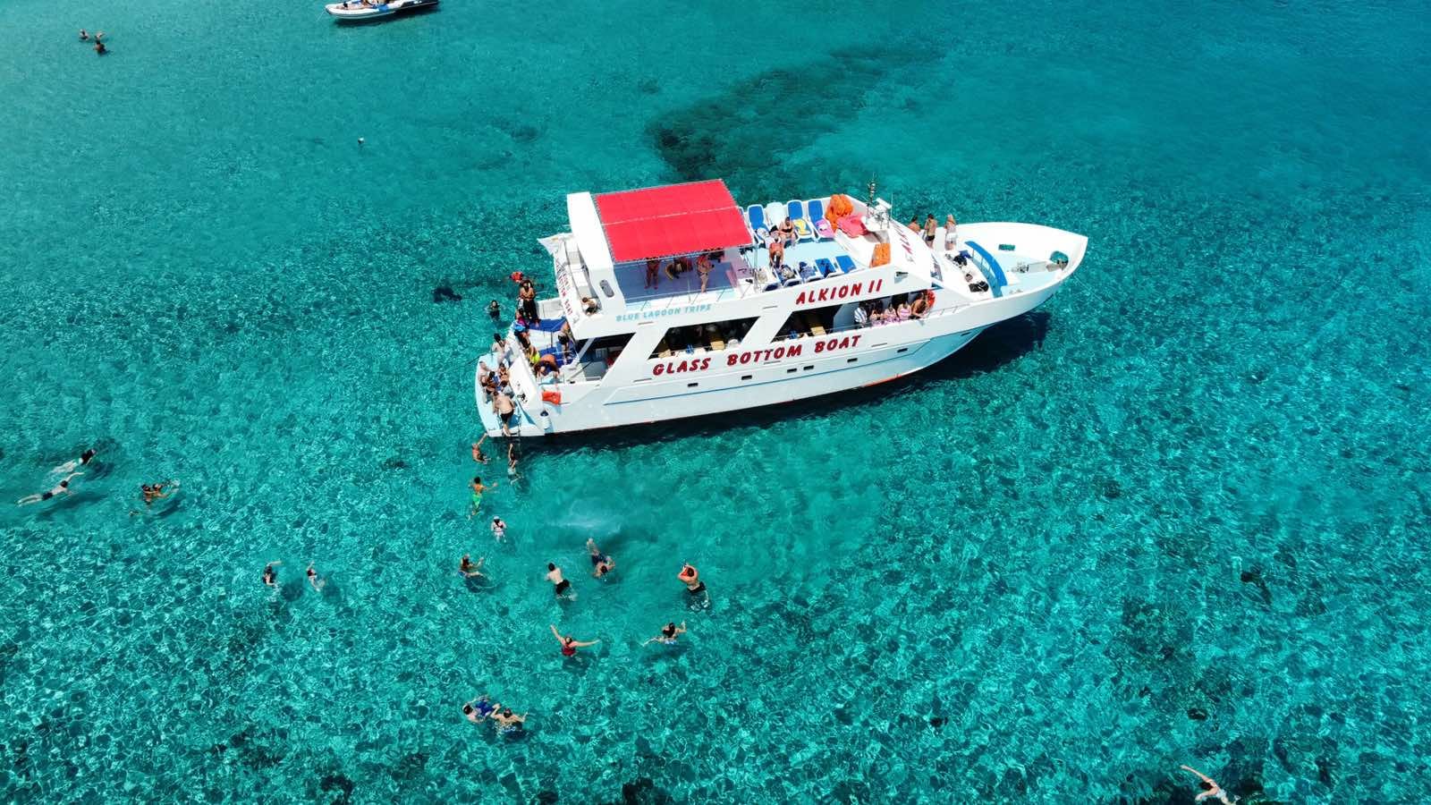 Alkion Glass Bottom Boat