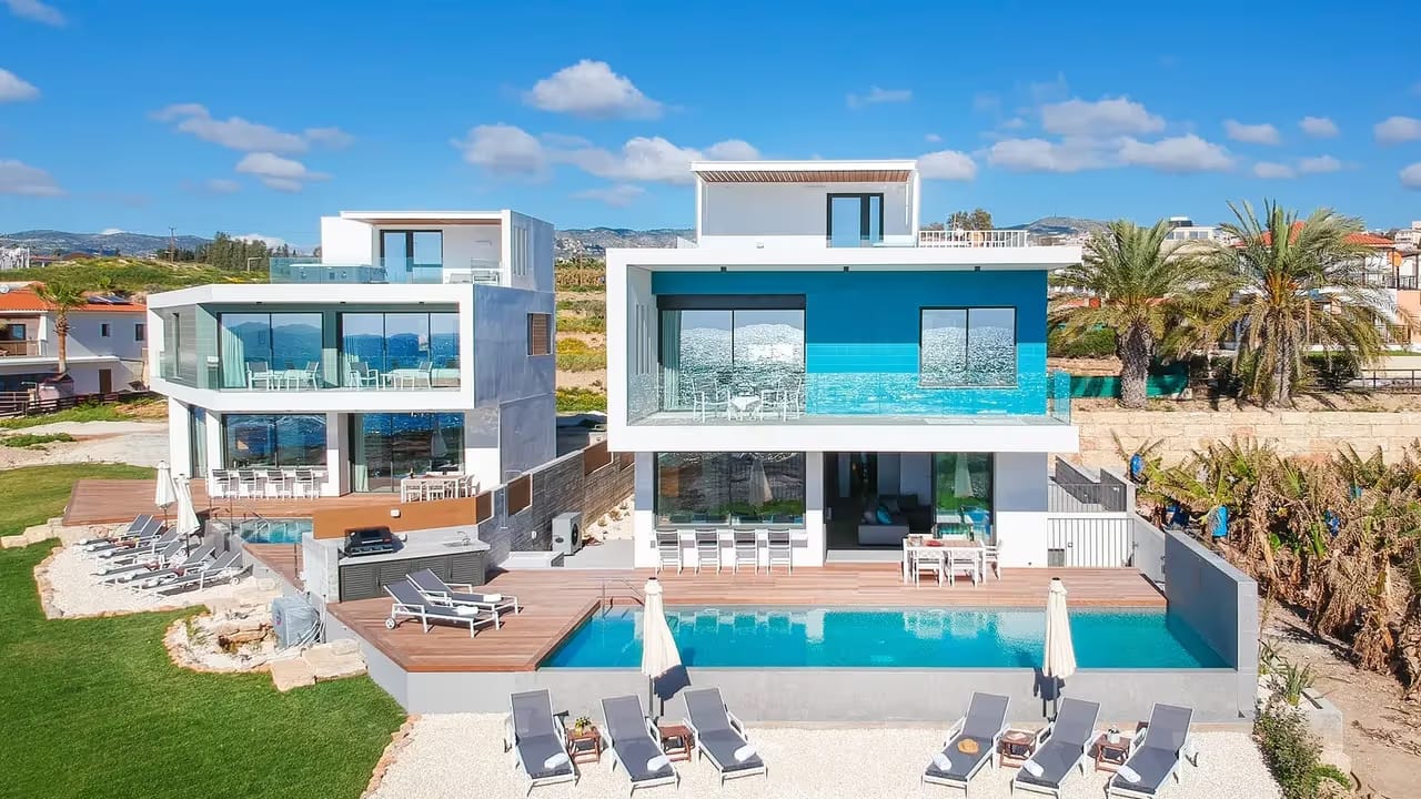 Villa Vista seafront wedding villa in Cyprus